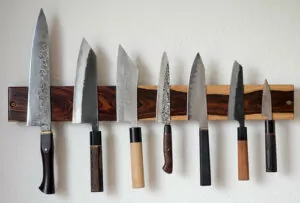 SHAN ZU Couteau de Cuisine Nakiri Damas, Couteau Nakiri 16,5cm, Couteau à  Légumes Professionnel en Acier Japonais 67 Couches, Poignée G10 - PRO Series